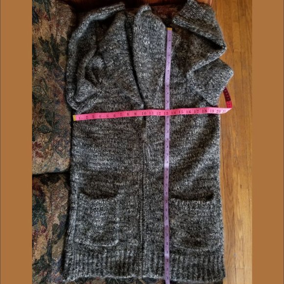 COPY - Warm, unisex S, M, L, zip jacket/sweater, vintage, alpaca wool, Wilfred F - Picture 6 of 8